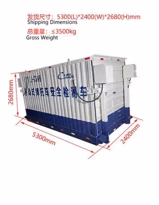 Mobile vehicle safety inspection line